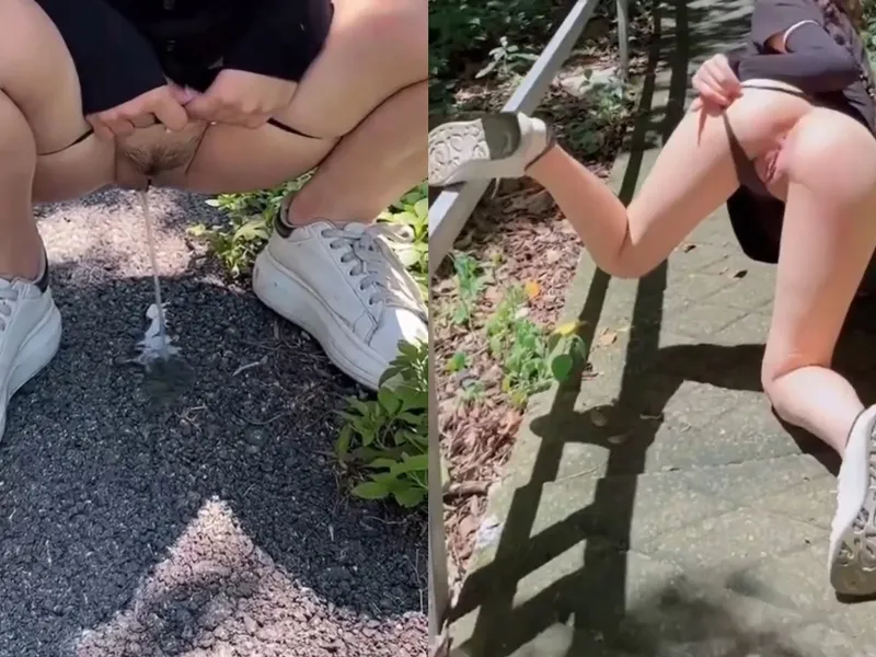 Vụng trộm public ngoài đường cùng cô bạn gái da trắng vú bự